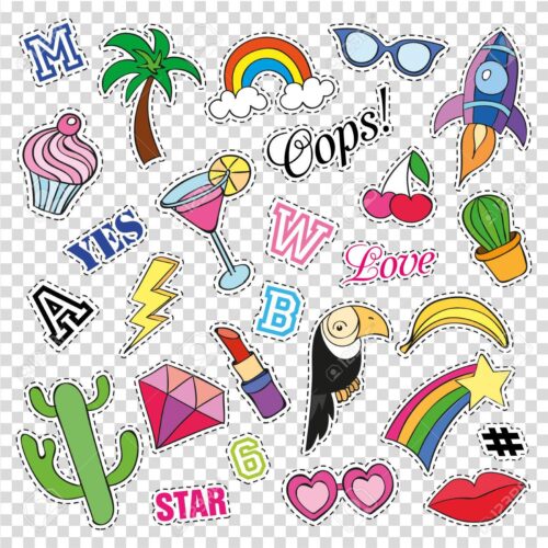 Transparent Stickers A4 (50-pack) ستيكرز شفاف A4