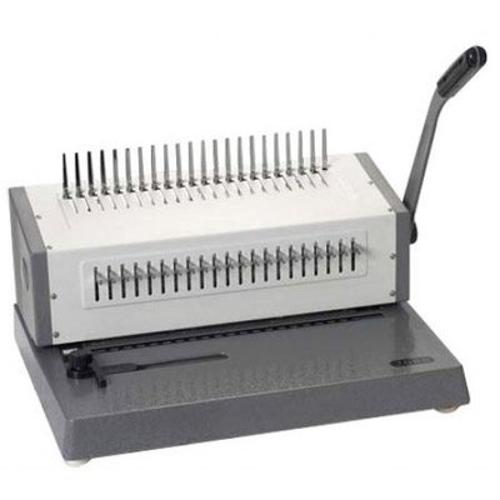 Binding Machine (Metal Comb) ماكينة تغليف حلزوني معدن وبلاستيك