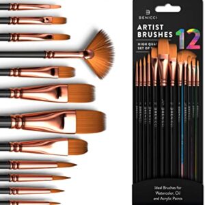 Paint Brushes (Set of 12)