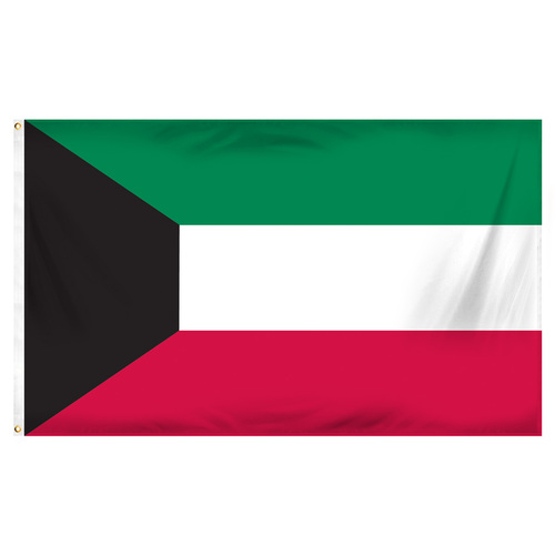 Kuwait Flag Large (No Stick) علم الكويت